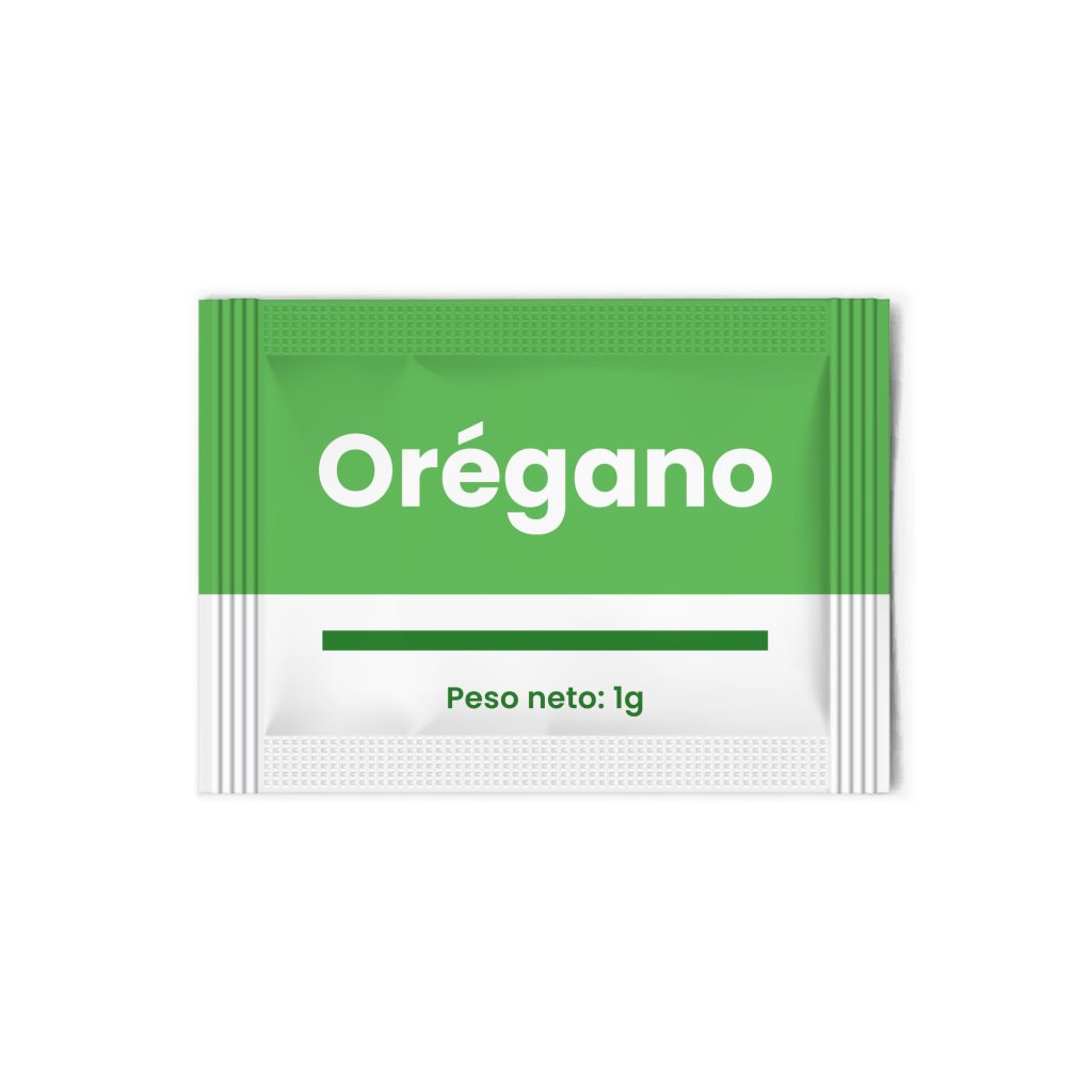 Sachet de Orégano pizzero x 1,000 unidades